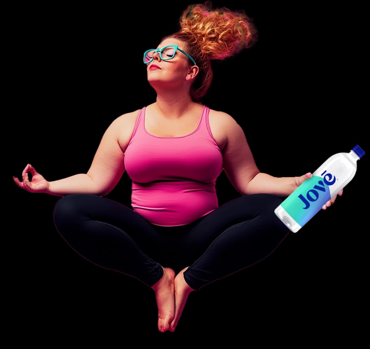 Woman meditating